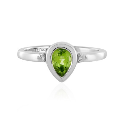 Anello in argento con Peridoto