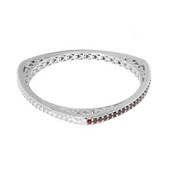 Bracciale in argento con Granato Mozambico (Dallas Prince Designs)