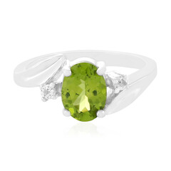 Anello in argento con Peridoto