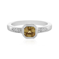 Anello in argento con Zircone Giallo