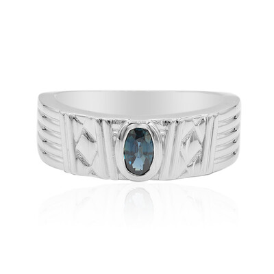 Anello in argento con Zaffiro Blu (VIENNA 1903)