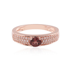Anello in argento con Zircone Rosa