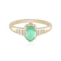 Anello in oro con Smeraldo Russo