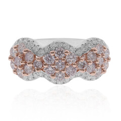 Anello in oro con Diamante Rosa SI (CIRARI)