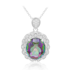 Collana in argento con Quarzo Mistico