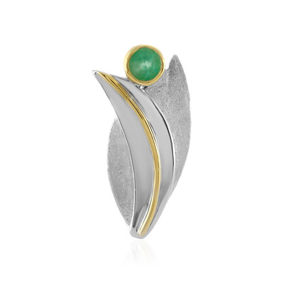 Ciondolo in argento con Smeraldo Etiope (MONOSONO COLLECTION)