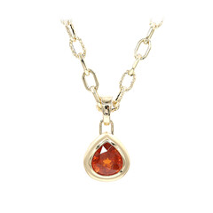 Collana in oro con Spessartina (CIRARI)
