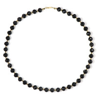 Collana in argento con Spinello Nero