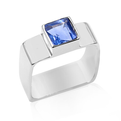 Anello in argento con Fluorite Cangiante