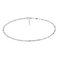 Collana in argento con Fluorite
