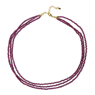 Collana in argento con Rubino Mozambico