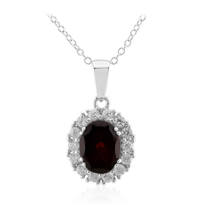 Collana in argento con Granato