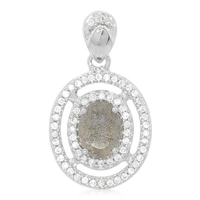 Ciondolo in argento con Labradorite