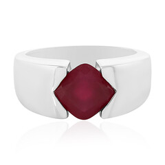 Anello in argento con Rubino del Madagascar