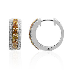 Orecchini in oro con Diamante Giallo SI2 (CIRARI)