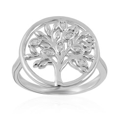 Anello in argento con Diamante I3 (I)