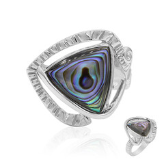 Anello in argento con Conchiglia Abalone