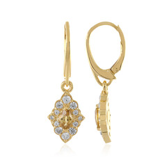 Orecchini in argento con Zircone Giallo