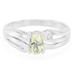Anello in argento con Scapolite Gialla