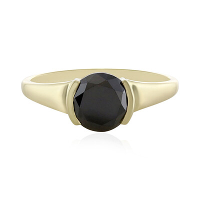 Anello in oro con Diamante Nero