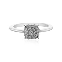 Anello in argento con Diamante I1 (I)