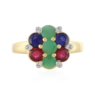 Anello in argento con Smeraldo Socoto