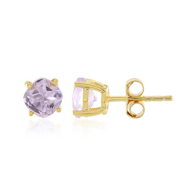 Orecchini in argento con Ametista Rose de France