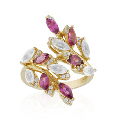 Anello in argento con Rodolite