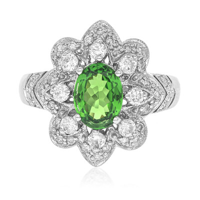 Anello in oro con Tsavorite AAA (CIRARI)