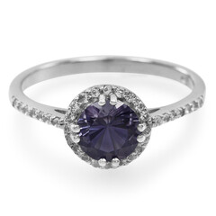 Anello in argento con Quarzo Mirtillo