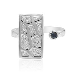 Anello in argento con Zaffiro Blu