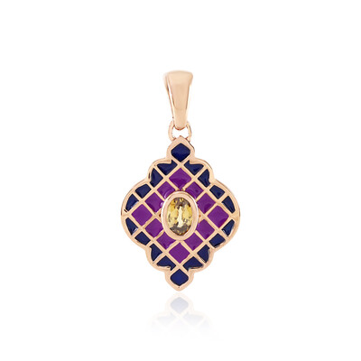 Ciondolo in argento con Zircone Mandarino