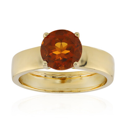 Anello in argento con Citrino Madeira