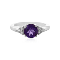 Anello in argento con Ametista Siberiana