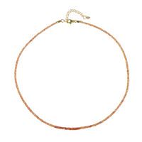 Collana in argento con Zaffiro Arancione
