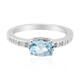 Anello in argento con Topazio Blu Cielo