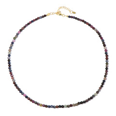 Collana in argento con Zaffiro Fancy