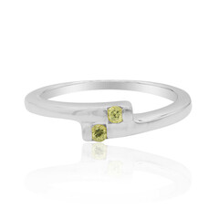 Anello in argento con Zaffiro Giallo