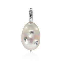 Ciondolo in argento con Perla di Acqua Dolce (TPC)