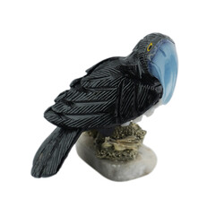 Figura con Calcite Nera