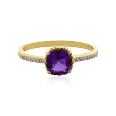 Anello in argento con Ametista