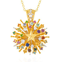 Collana in argento con Citrino (Gems en Vogue)