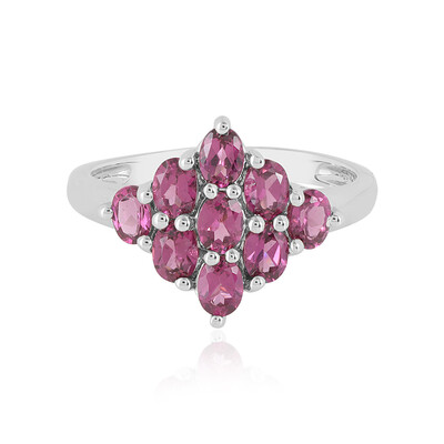 Anello in argento con Rodolite