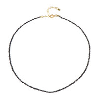 Collana in argento con Diamante Nero