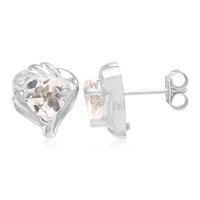 Orecchini in argento con Morganite