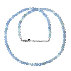 Collana in argento con Acquamarina