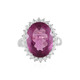 Anello in argento con Fluorite Rosa