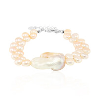 Bracciale in argento con Perla Keshi (TPC)