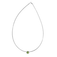 Collana in argento con Peridoto