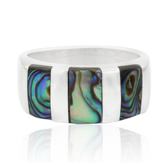 Anello in argento con Conchiglia Abalone